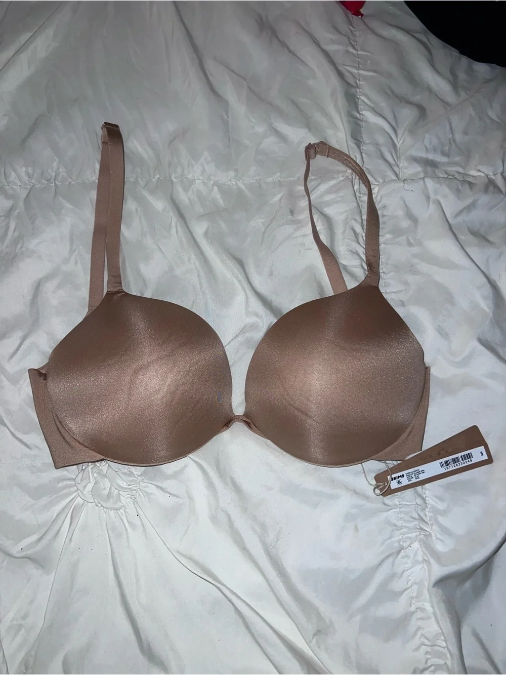 Skims Ultimate Push Up Plunge Bra Clay - Picture 2 of 4